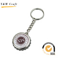 Keychain do tampão de frasco do metal com logotipo feito sob encomenda (K03093)